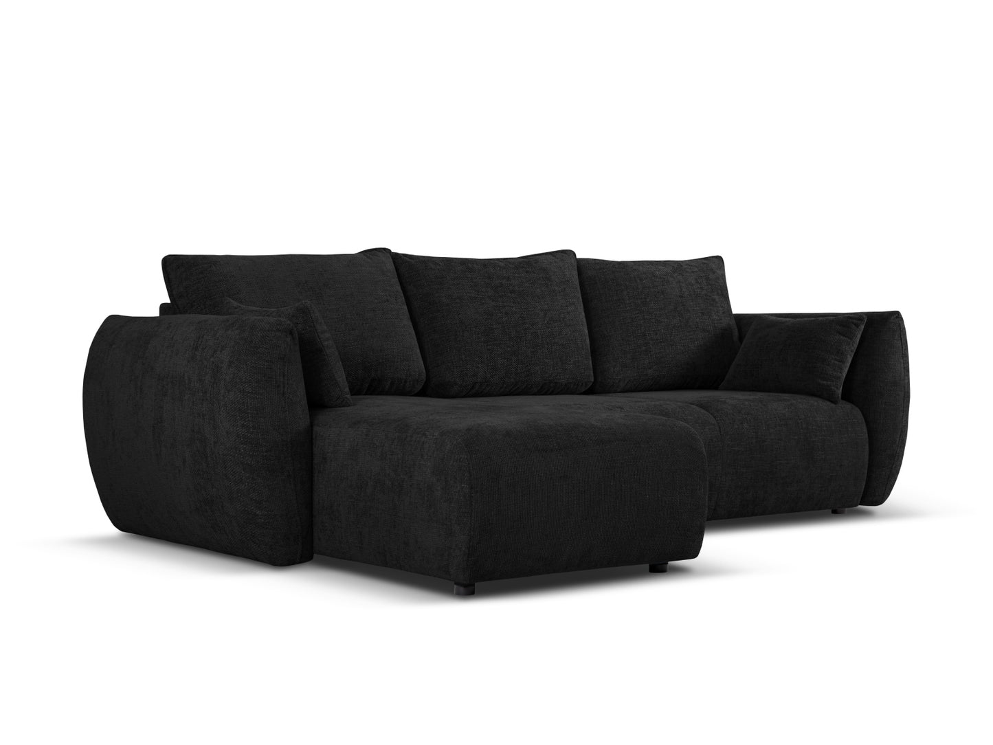 Matera Corner Sofa With Bed Function And Box - Left/Right (4 Seats, 253x173x86) - Haga Chenille - Gallery image 3