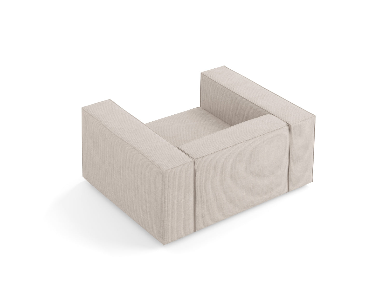 Arendal Armchair - Chenille with corduroy effect - Gallery image 6