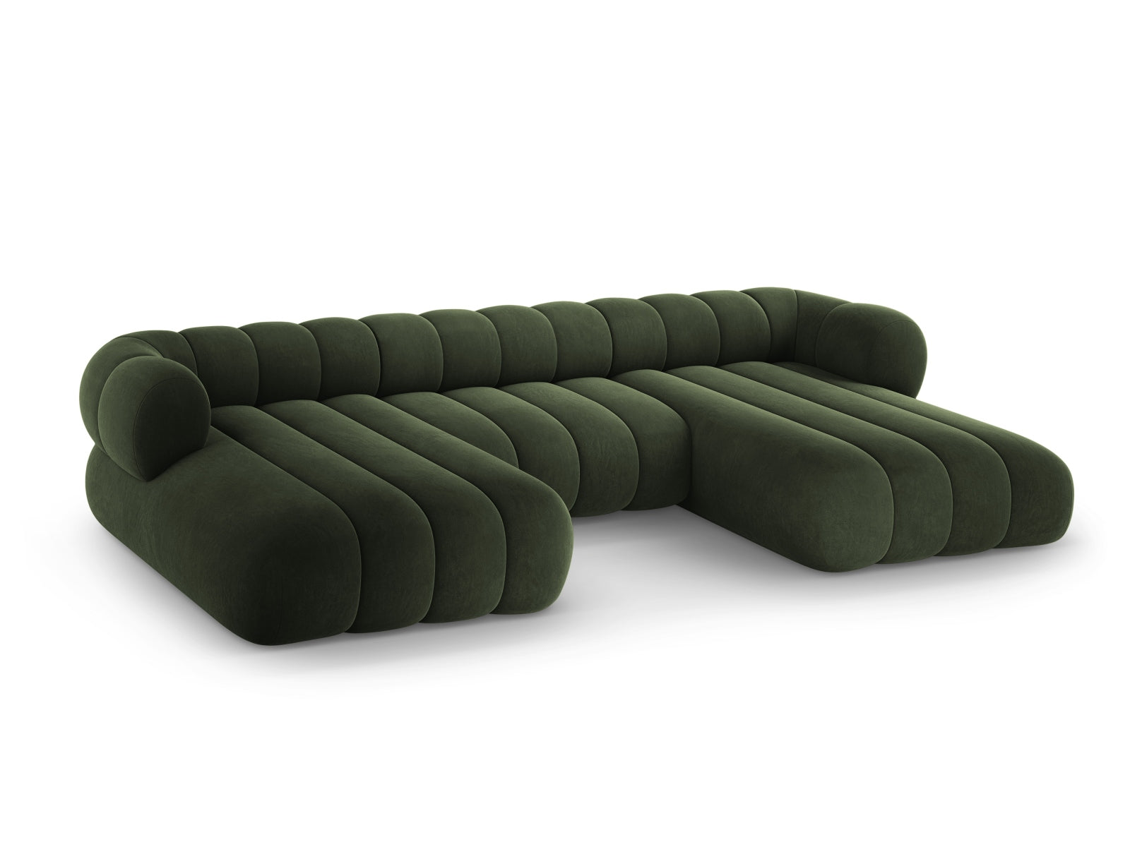 Koge Panoramic Sofa (6 Seats, 348x165x70) - Vogue Velvet - Gallery image 4