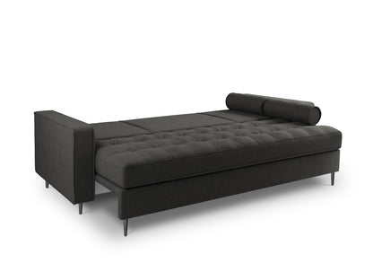 Aspen Sofa with Bed Function and Box (3 Seaters) - Structured Fabric - Structured Fabric - Gallery image 8