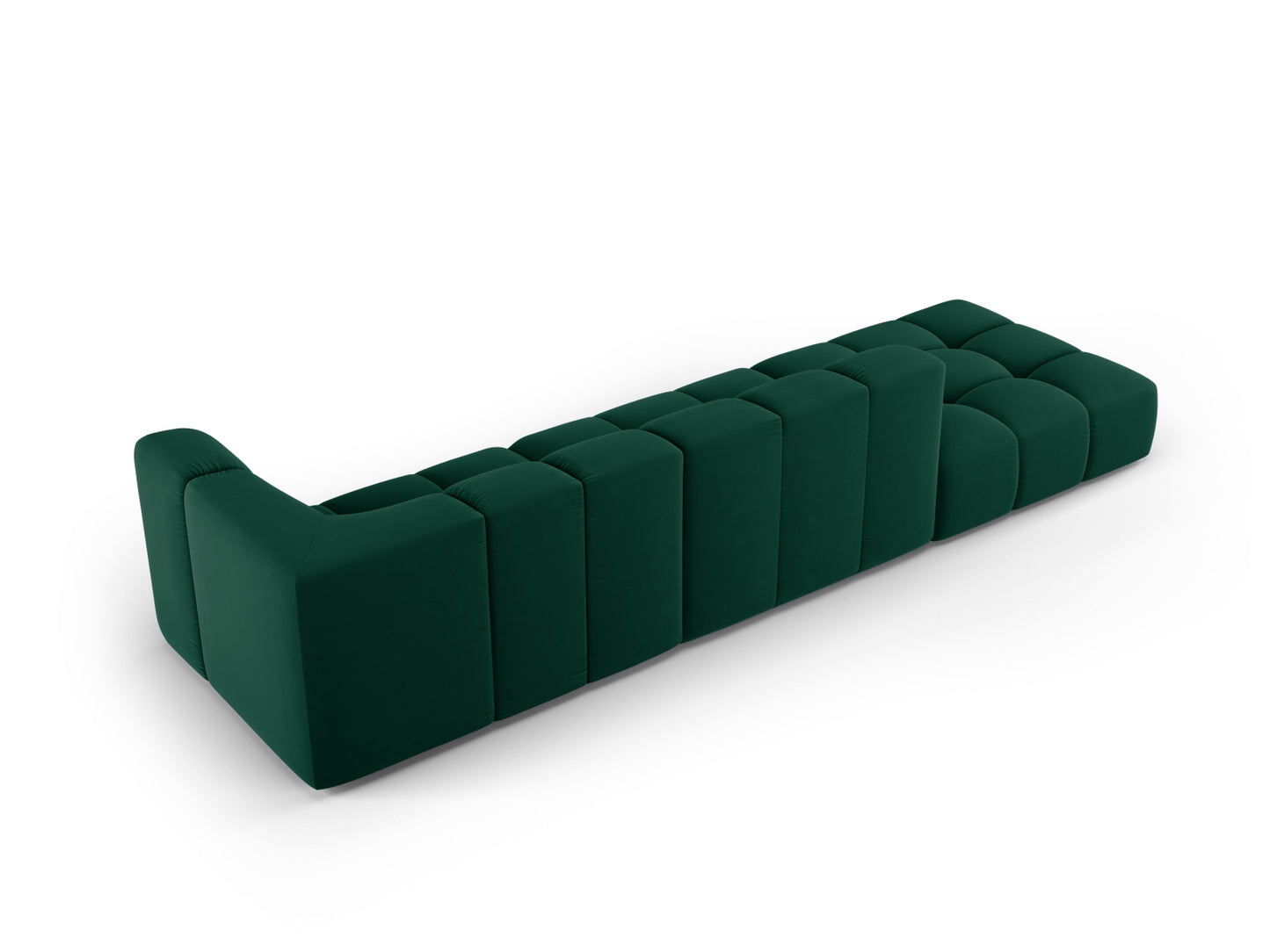 Moritz Left/Right Modular Sofa (4 Seats, 293x96x70) - Bluvel Velvet - Gallery image 5