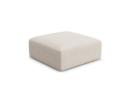 Campi Pouf (1 Seat, 90x90x40) - Structured Fabric - Gallery image 1