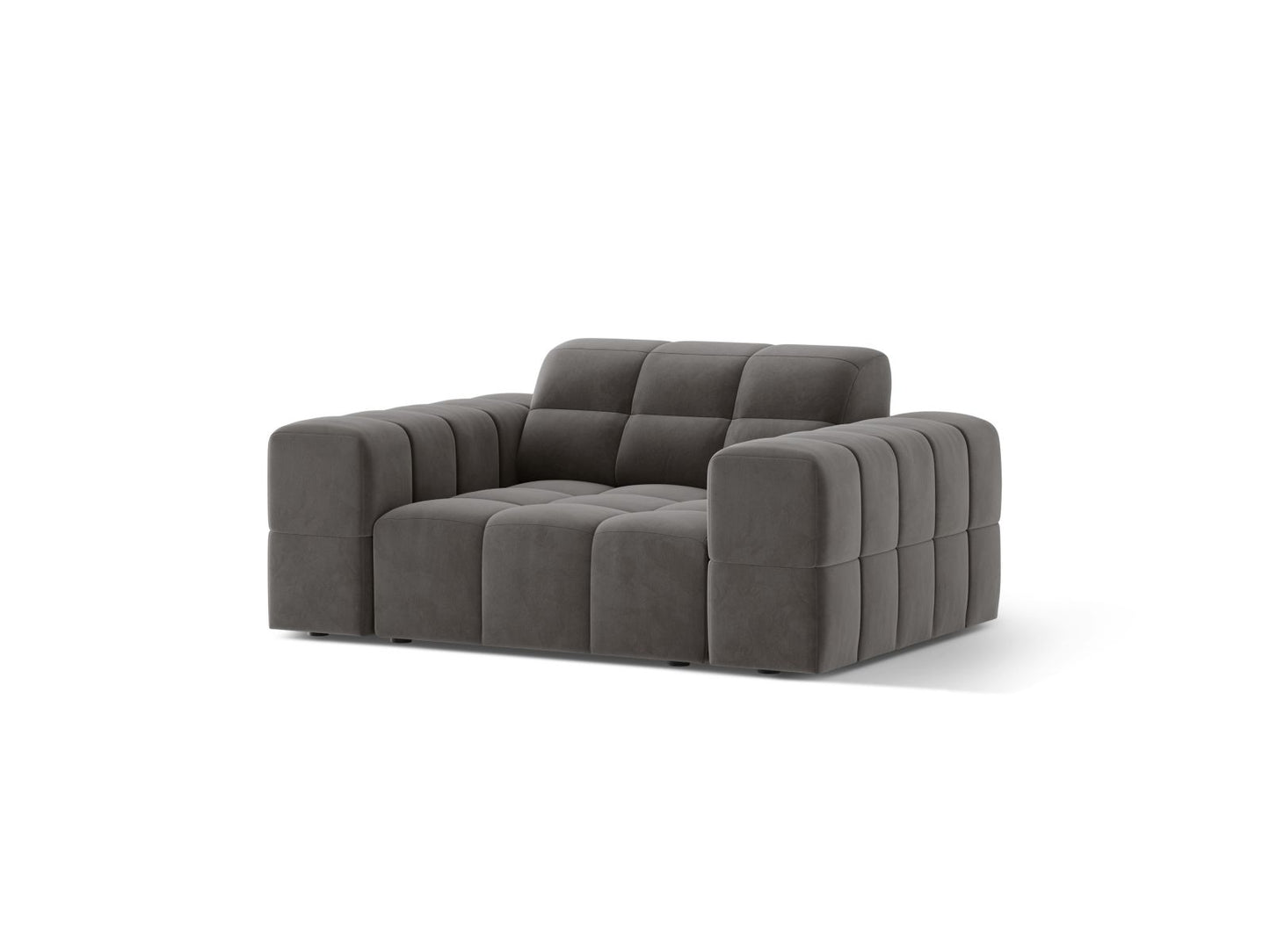 Chicago Armchair (1 Seat, 132x102x78) - Bluvel Velvet - Gallery image 6