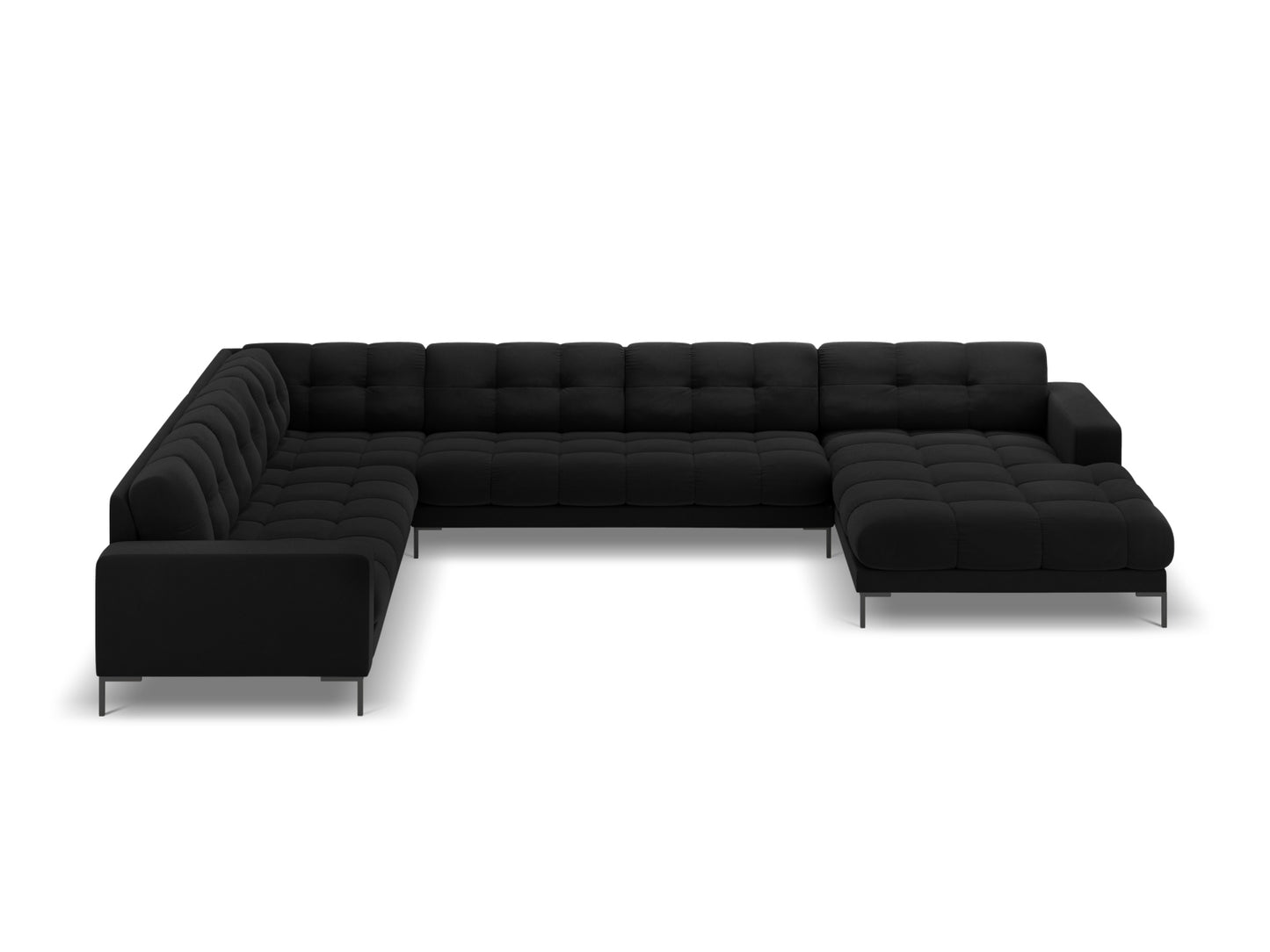 Bali Panoramic Corner Sofa (7 Seats, 327x256x75) - Velvet - Gallery image 5