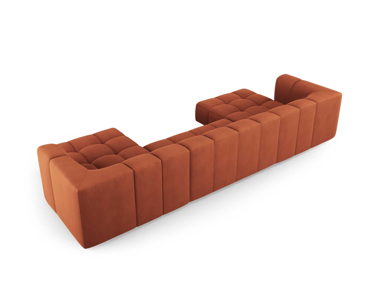 Moritz Modular Sofa (5 Seats, 346x160x70) - Rebel Chenille - Gallery image 7