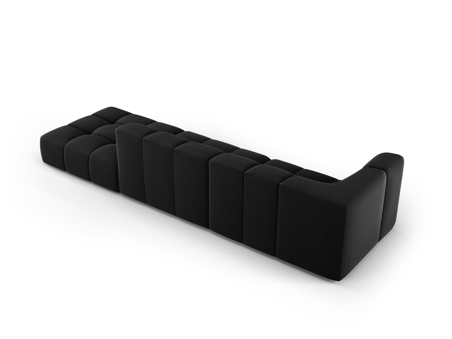 Moritz Left/Right Modular Sofa (4 Seats, 293x96x70) - Bluvel Velvet - Gallery image 4