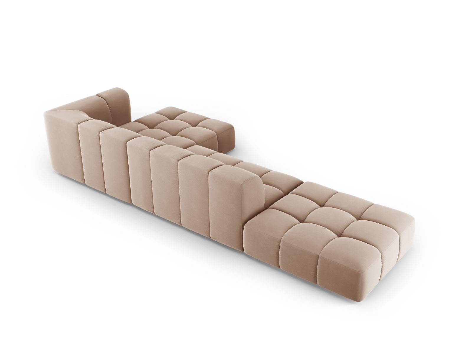 Moritz Corner Sofa - Left/Right (5 Seats, 323x160x70) - Bluvel Velvet - Gallery image 2