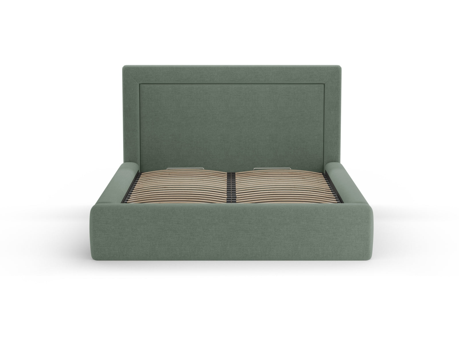 Kemer Storage Bed With Headboard - Wind Structured Fabric - Gallery image 4