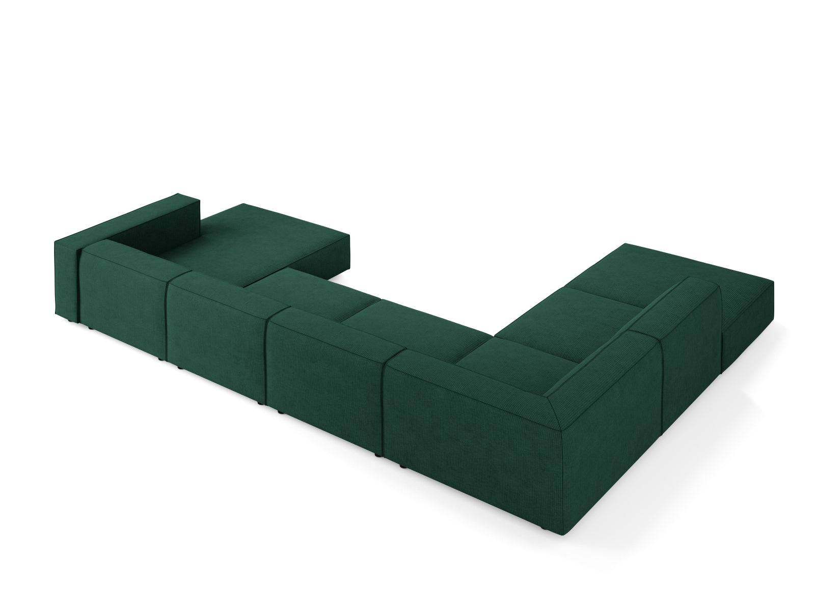 Arendal Panoramic Corner Sofa (7 Seaters) - Chenille with corduroy effect - Gallery image 8