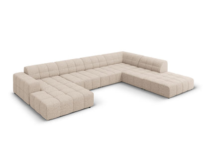 Chicago Panoramic Corner Sofa (7 Seats, 375x263x78) - Haga Chenille - Gallery image 2