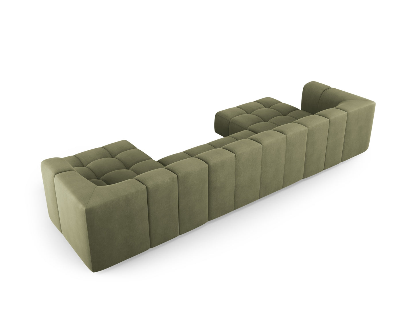 Moritz Modular Sofa (5 Seats, 346x160x70) - Rebel Chenille - Gallery image 5