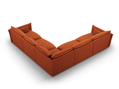 Matera Symmetrical Corner Sofa (7 Seats, 286x286x85) - Haga Chenille - Gallery image 6
