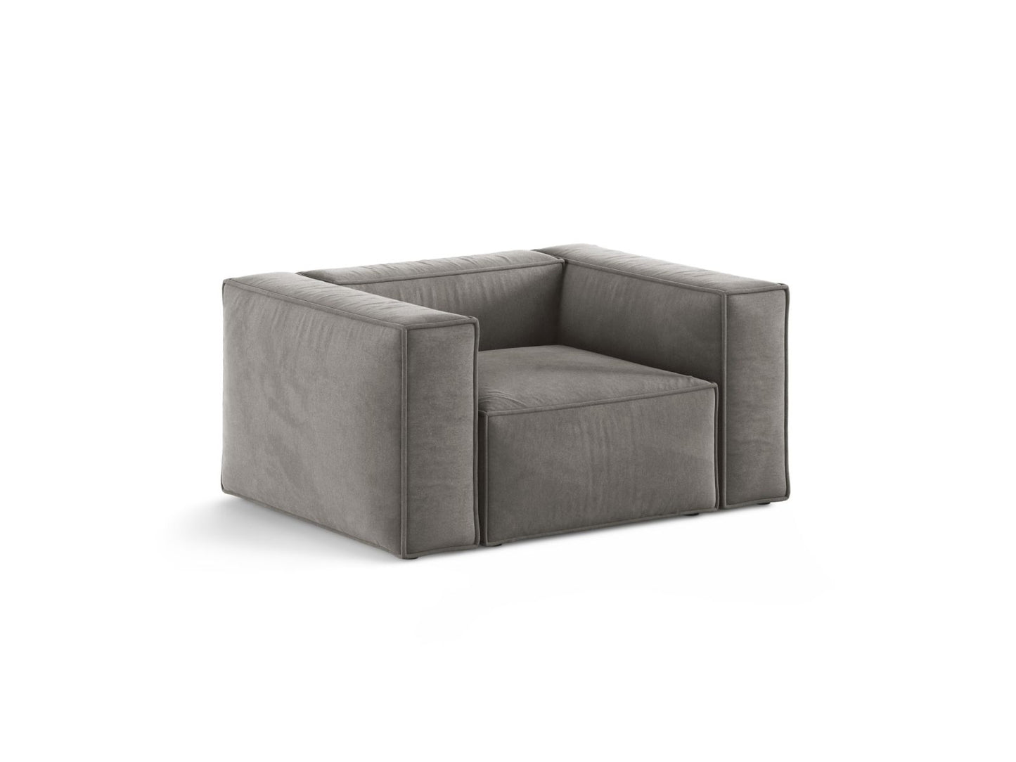 Aveiro Armchair (1 Seat) - Velvet - Velvet - Gallery image 4