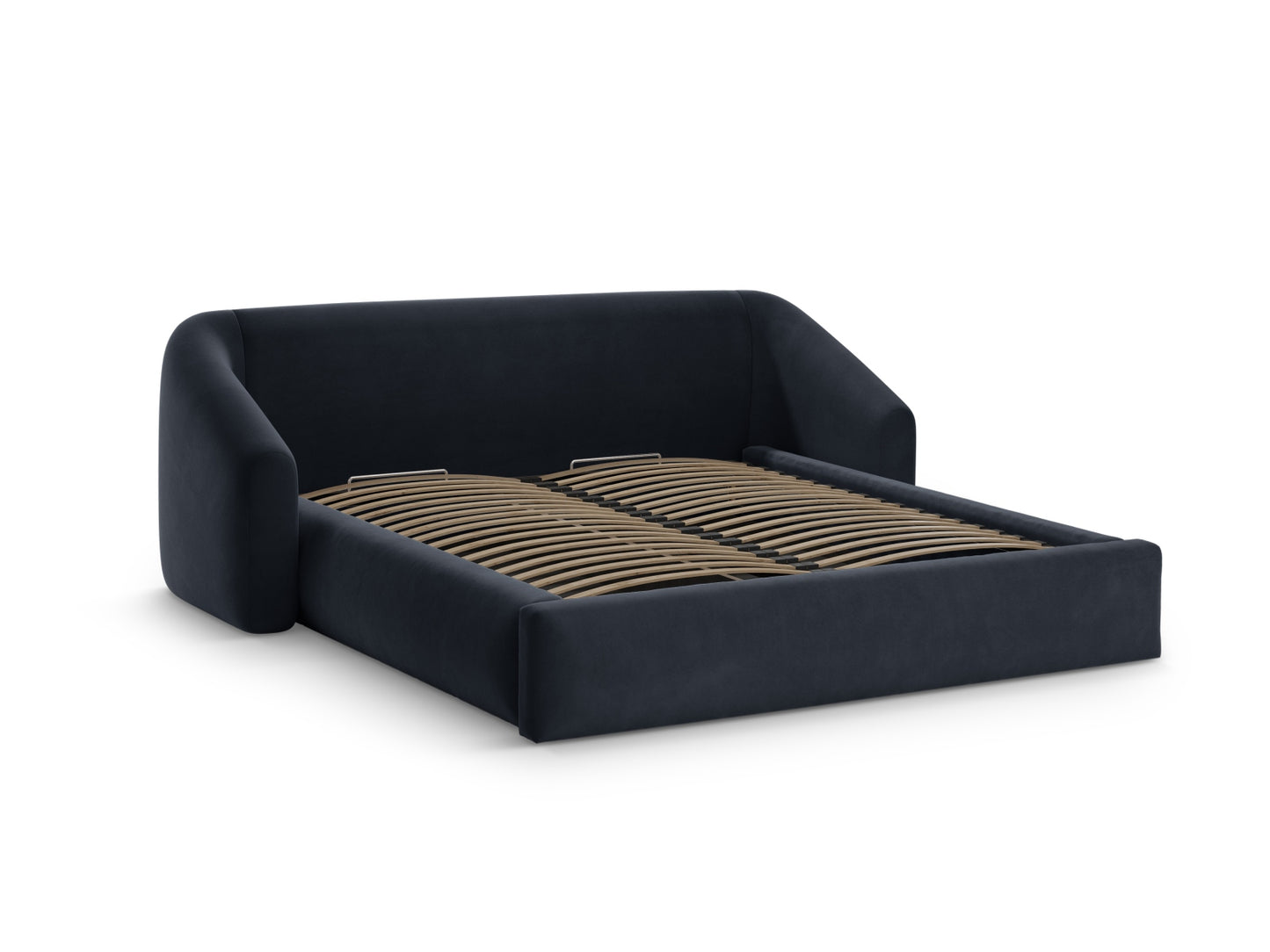 Campi Storage Bed With Headboard - Velvet - Gallery image 4