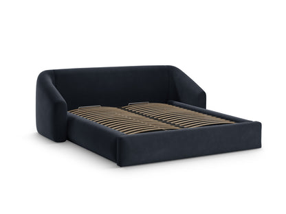 Campi Storage Bed With Headboard - Velvet - Gallery image 4