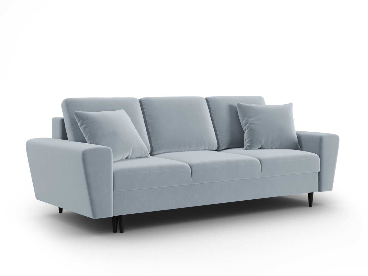 Kyoto Sofa With Bed Function And Box (3 Seats, 235x100x88) - Riviera Velvet - Gallery image 6