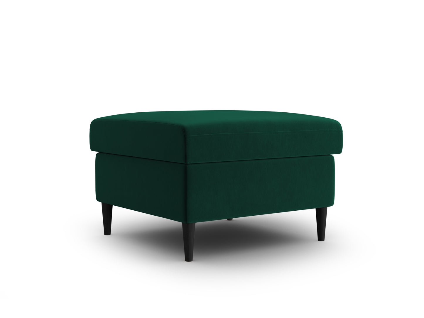 Kyoto Pouf (1 Seat, 70x70x45) - Riviera Velvet - Gallery image 2