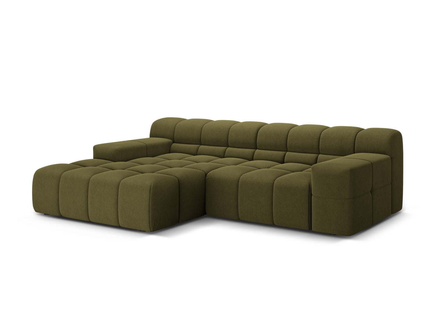 Hawaii Corner Sofa (2 Seats, 240x160x75) - Moly Structured Fabric - Gallery image 5