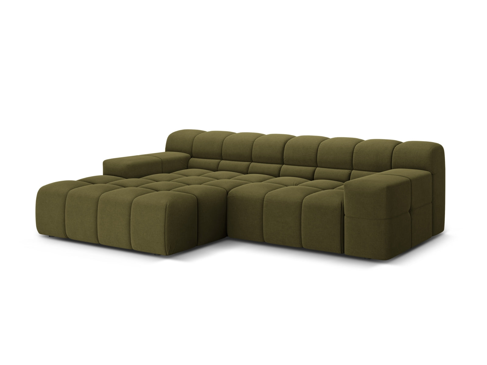 Hawaii Corner Sofa (2 Seats, 240x160x75) - Moly Structured Fabric - Gallery image 5
