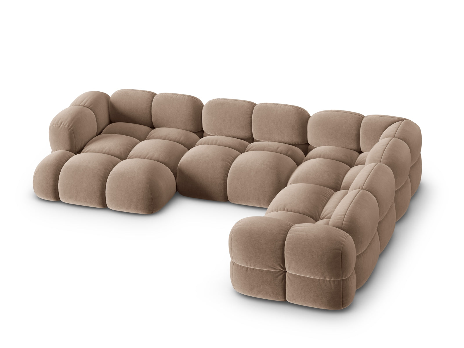 Loretto Panoramic Corner Sofa - Left/Right (5 Seats, 250x345x68) - Vogue Velvet - Gallery image 4