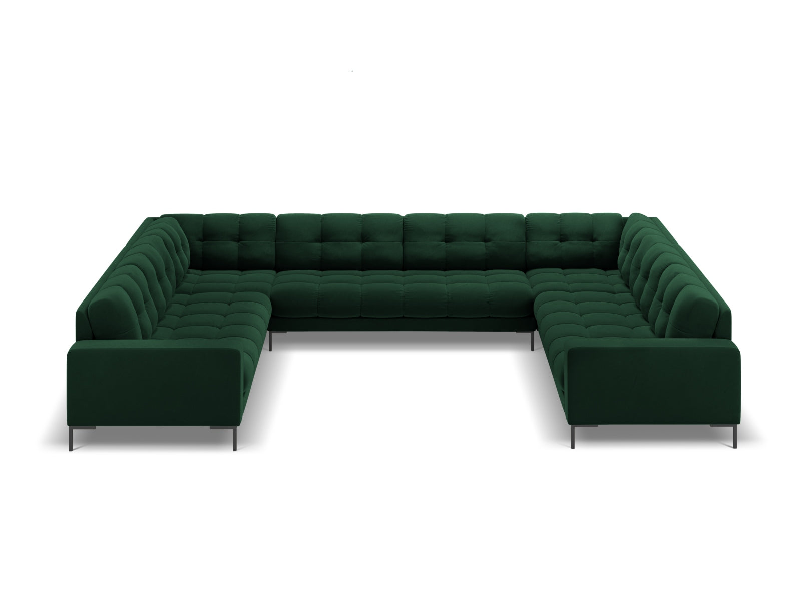Bali Panoramic Sofa (9 Seats, 327x256x75) - Velvet - Gallery image 5