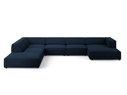 Arendal Panoramic Corner Sofa Chenille with corduroy (7 Seaters)
