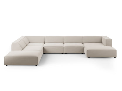 Arendal Panoramic Corner Sofa Velvet (7 Seaters)