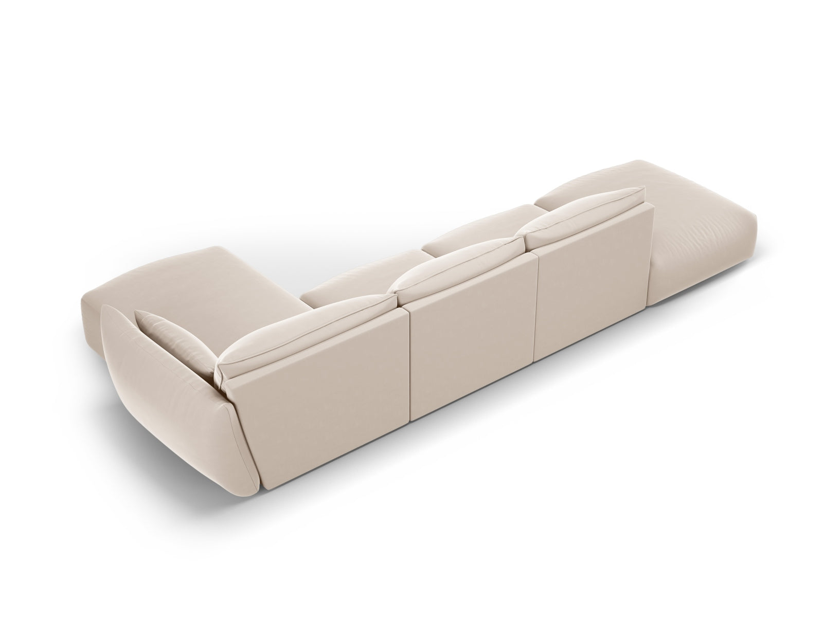 Matera Corner Sofa - Left/Right (5 Seats, 364x171x85) - Salvador Velvet - Gallery image 2