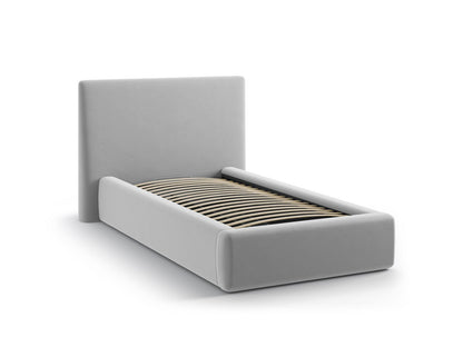 Asti Storage Bed with Headboard (90x200) - Velvet - Velvet - Gallery image 1