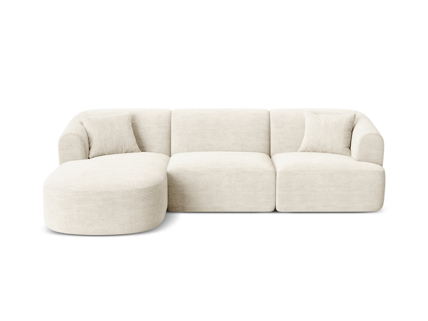 Campi Modular Corner Sofa (4 Seats, 256x156x70) - Corduroy