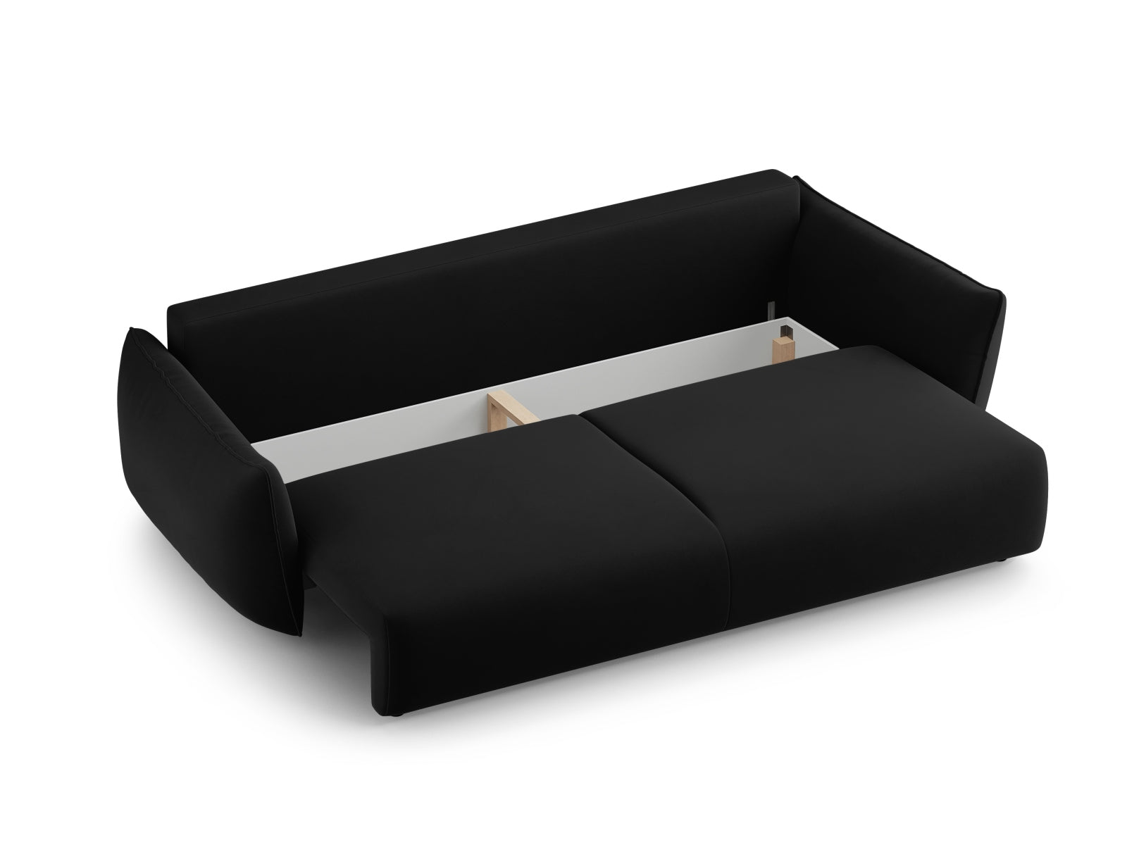 Matera 3-Seater Sofa With Bed Function And Box (3 Seats, 240x108x86) - Salvador Velvet - Gallery image 8