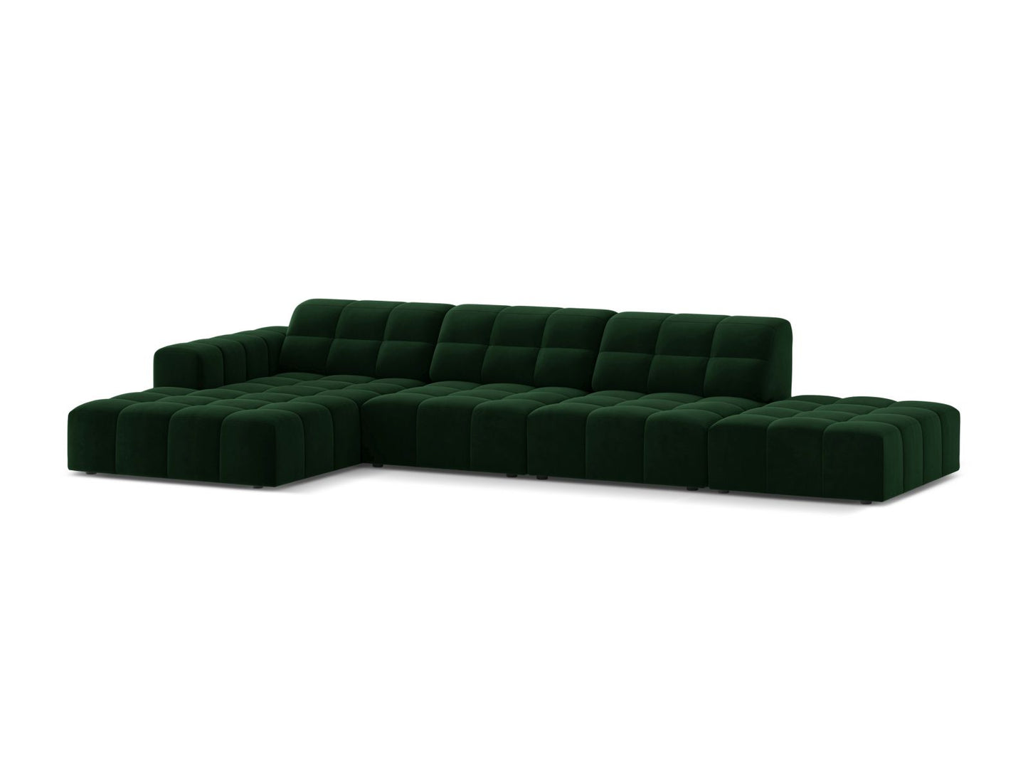 Chicago Corner Sofa (5 Seats, 348x167x78) - Bluvel Velvet - Gallery image 3