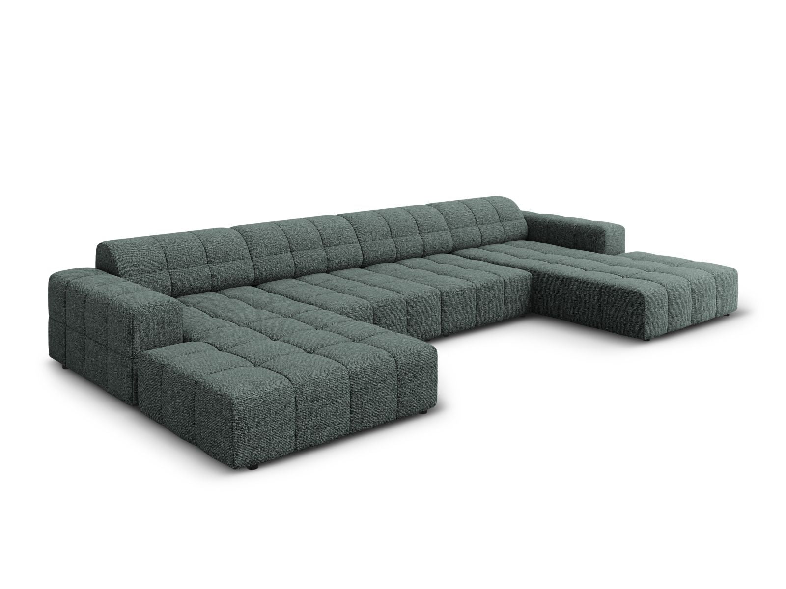 Chicago Panoramic Sofa (6 Seats, 375x167x78) - Haga Chenille - Gallery image 6