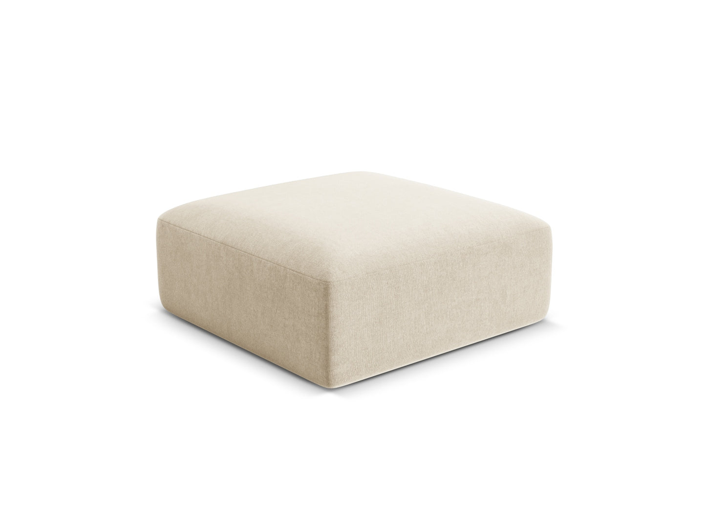 Campi Pouf (1 Seat, 90x90x40) - Velvet - Gallery image 1