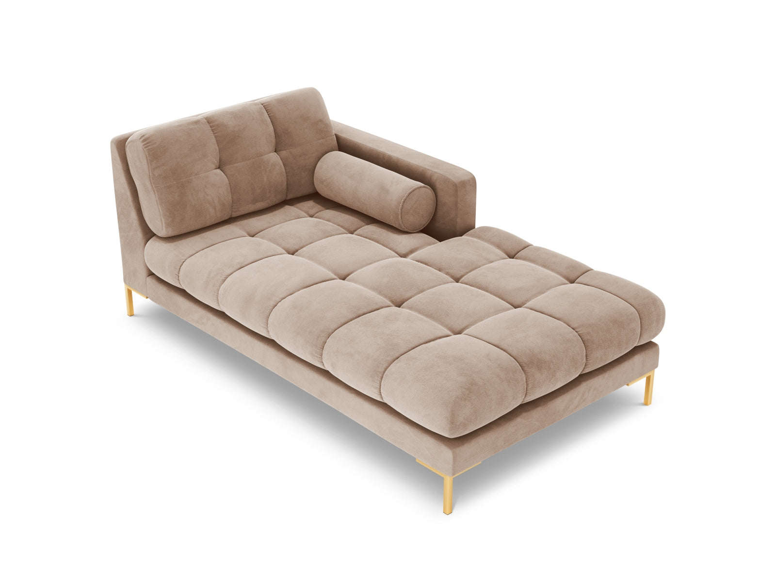 Bali Chaise Longue (1 Seat, 102x185x75) - Velvet - Gallery image 4