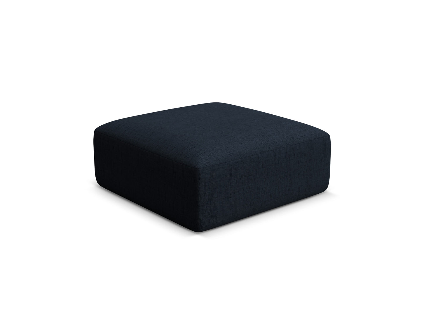 Campi Pouf (1 Seat, 90x90x40) - Structured Fabric - Gallery image 4