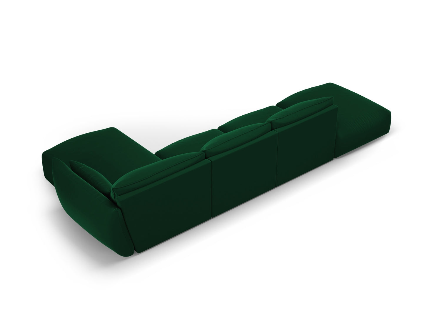 Matera Corner Sofa - Left/Right (5 Seats, 364x171x85) - Salvador Velvet - Gallery image 6