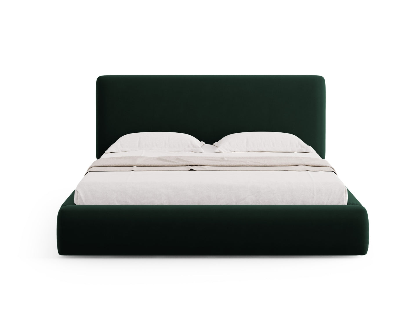 Colonel Storage Bed With Headboard - Riviera Velvet - Gallery image 2