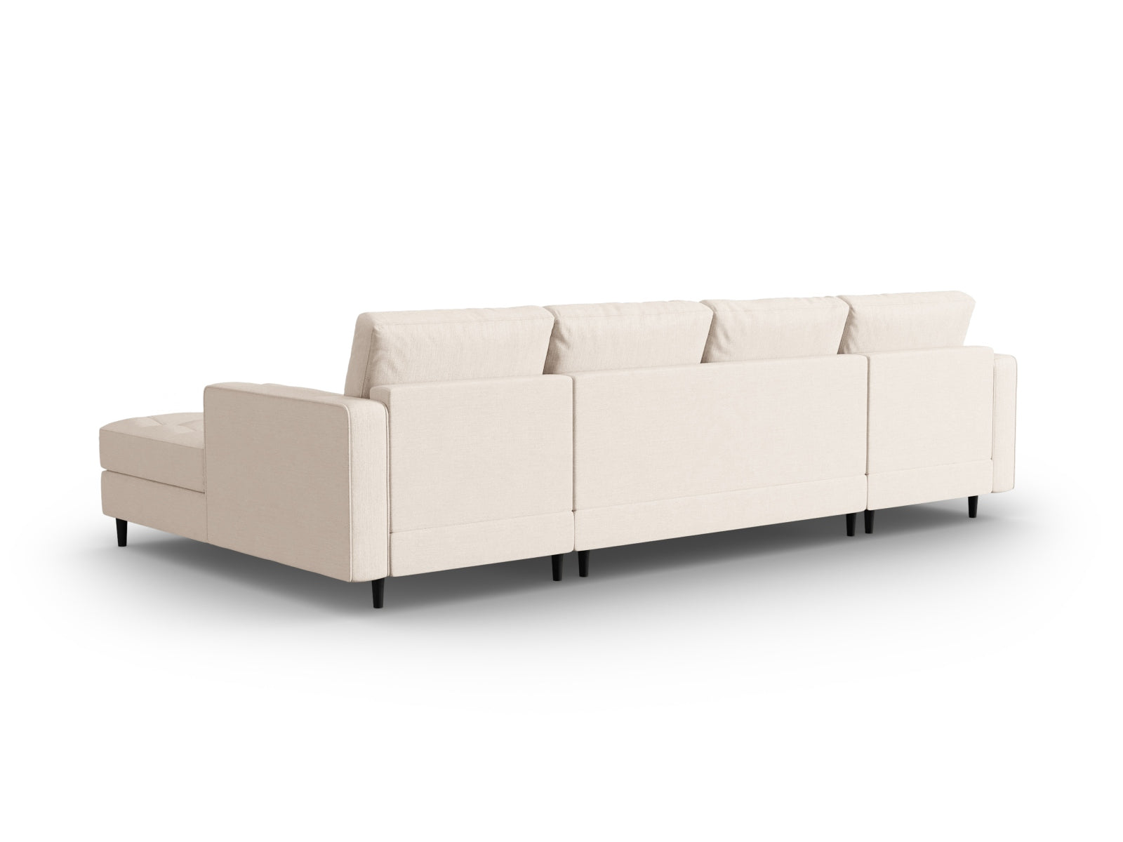Aspen Panoramic Sofa (6 Seaters) - Structured Fabric - Structured Fabric - Gallery image 8