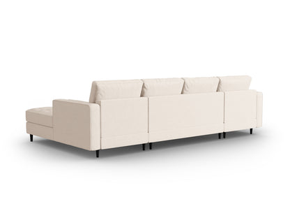 Aspen Panoramic Sofa (6 Seaters) - Structured Fabric - Structured Fabric - Gallery image 8