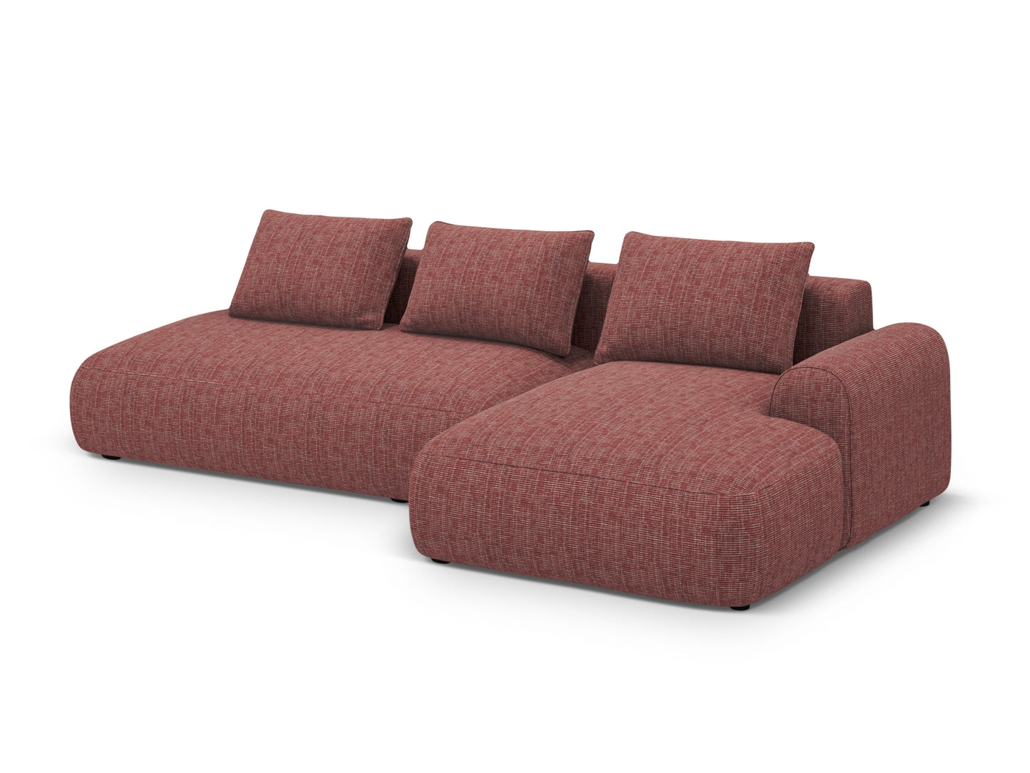 Calma Corner Sofa With Bed Function And Box (5 Seats, 275x142x84) - Structured Fabric - Gallery image 6
