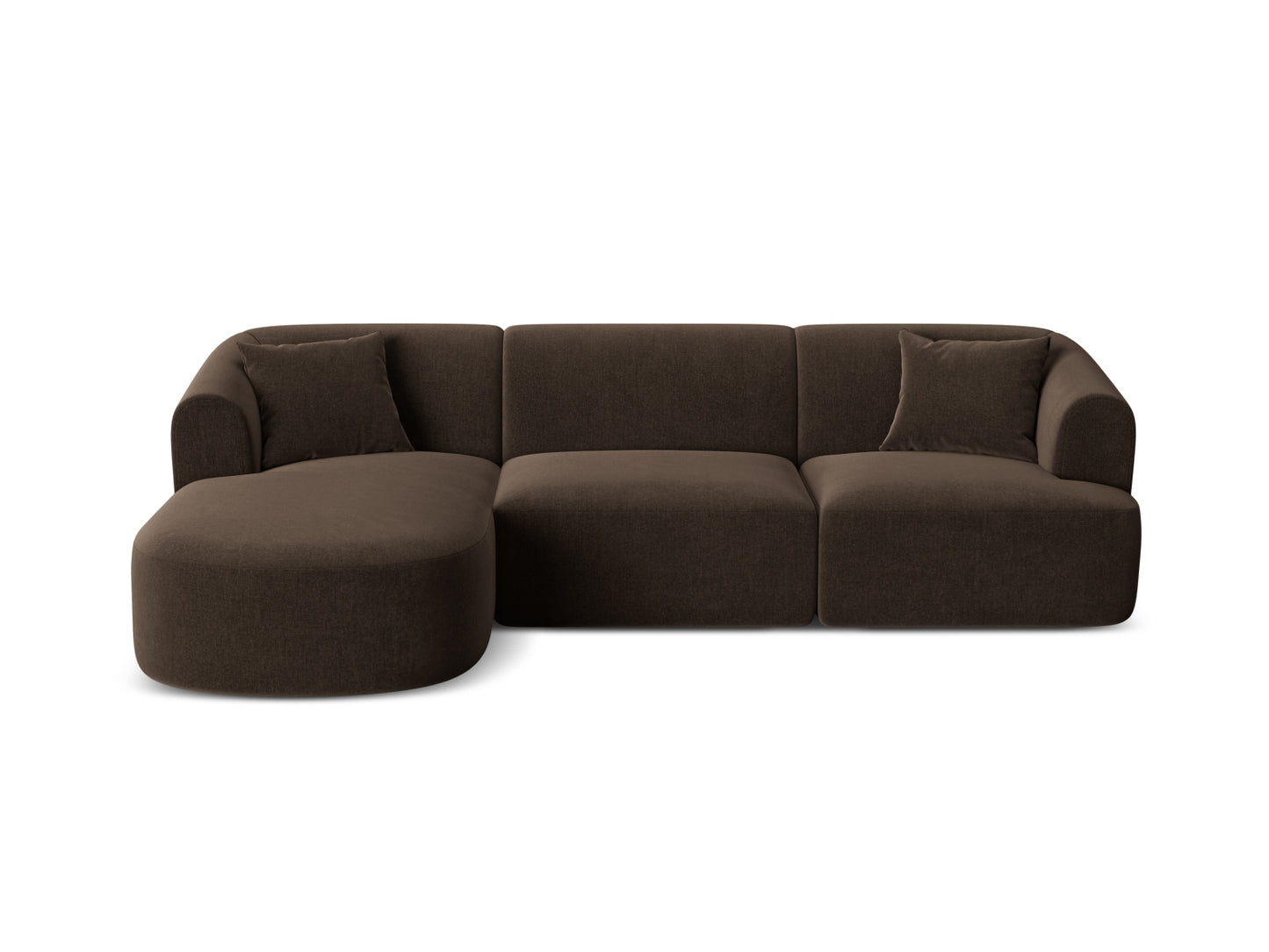 Campi Modular Corner Sofa (4 Seats, 256x156x70) - Velvet
