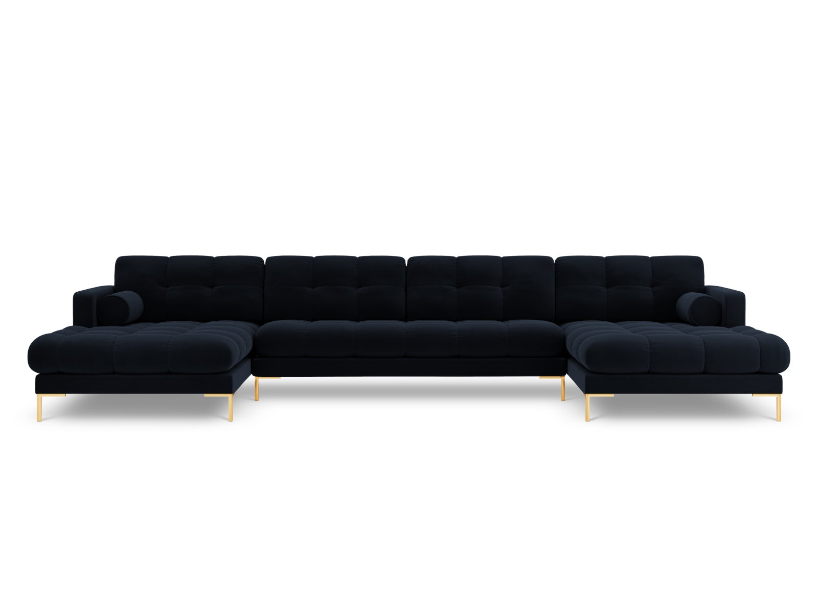 Bali Panoramic Sofa (7 Seats, 383x185x75) - Velvet - Gallery image 8