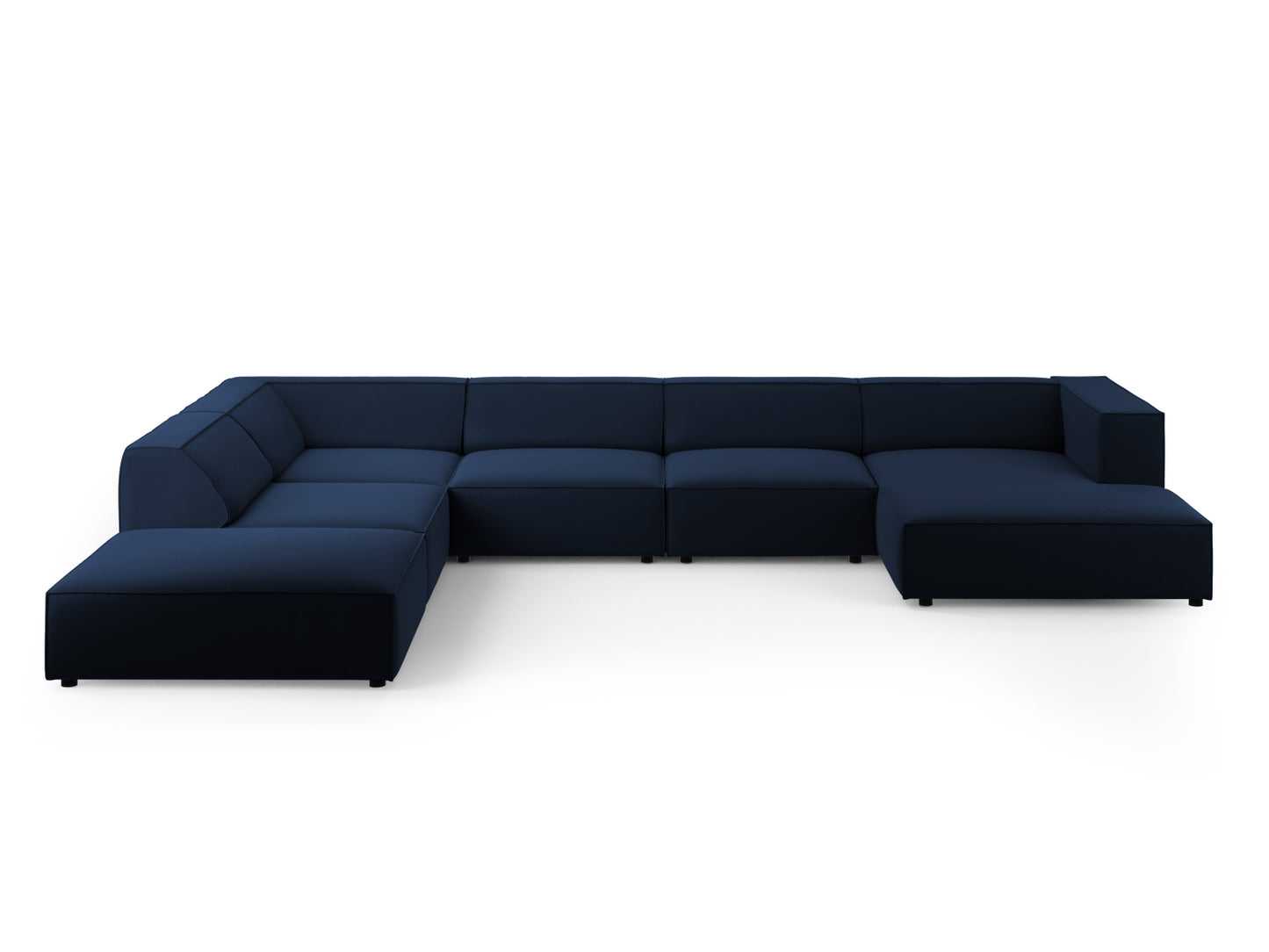 Arendal Panoramic Corner Sofa Velvet (7 Seaters)