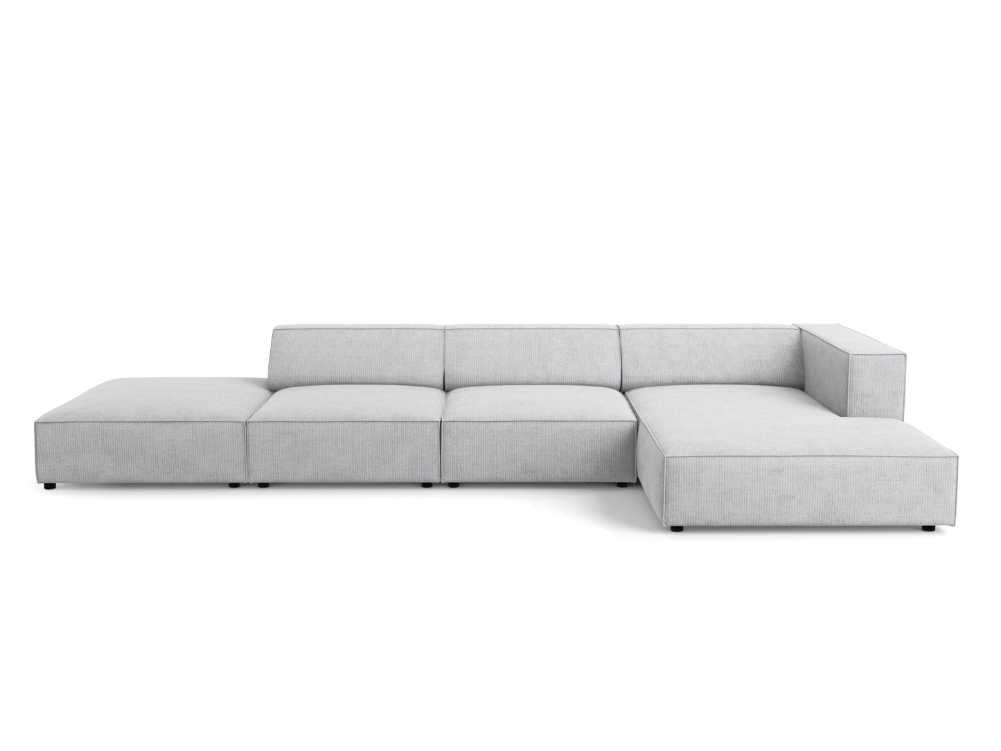 Arendal Corner Sofa Chenille with corduroy (5 Seaters)