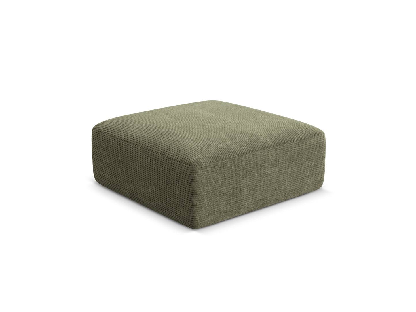 Campi Pouf (1 Seat, 90x90x40) - Corduroy - Gallery image 4