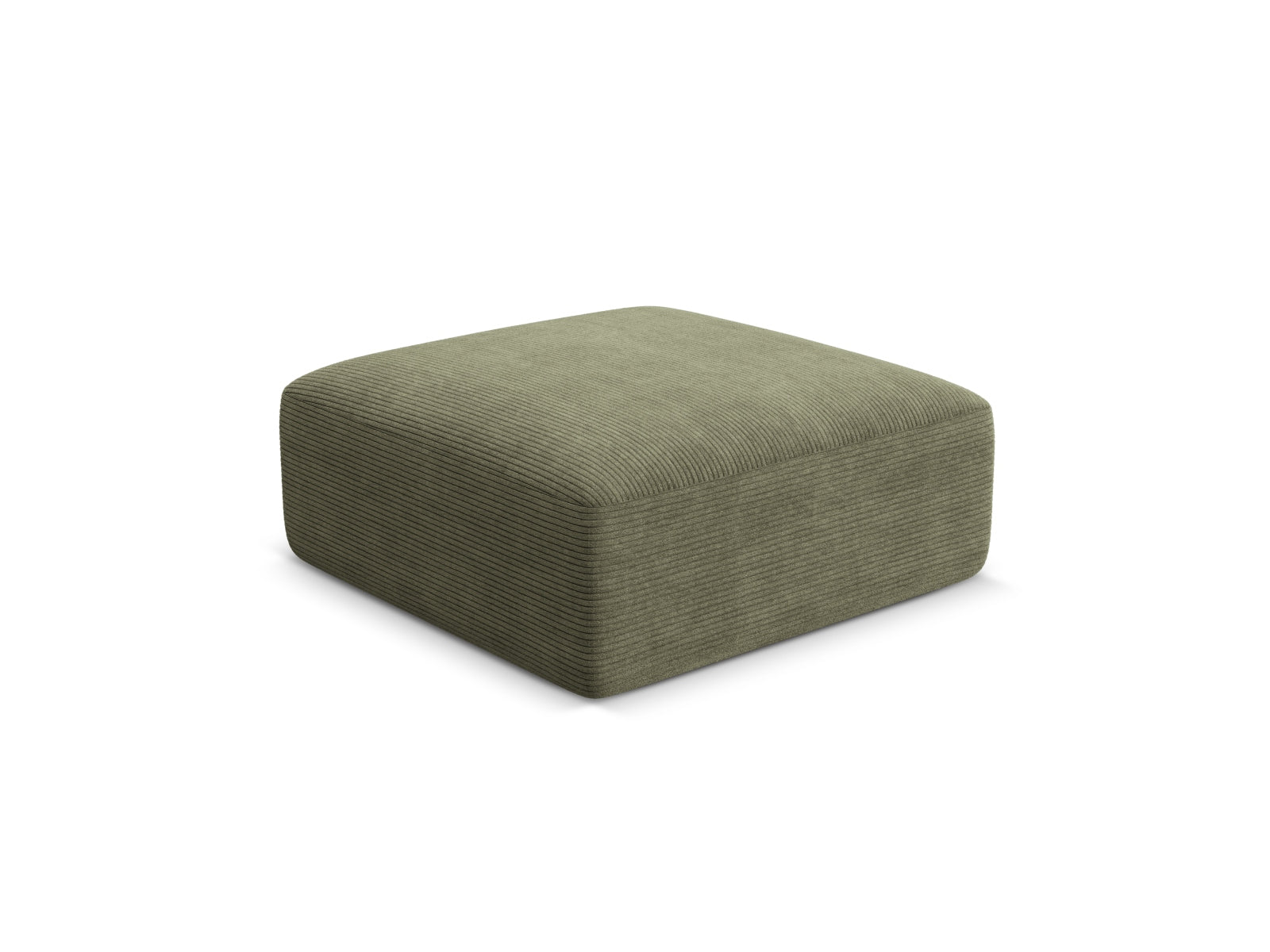 Campi Pouf (1 Seat, 90x90x40) - Corduroy - Gallery image 4