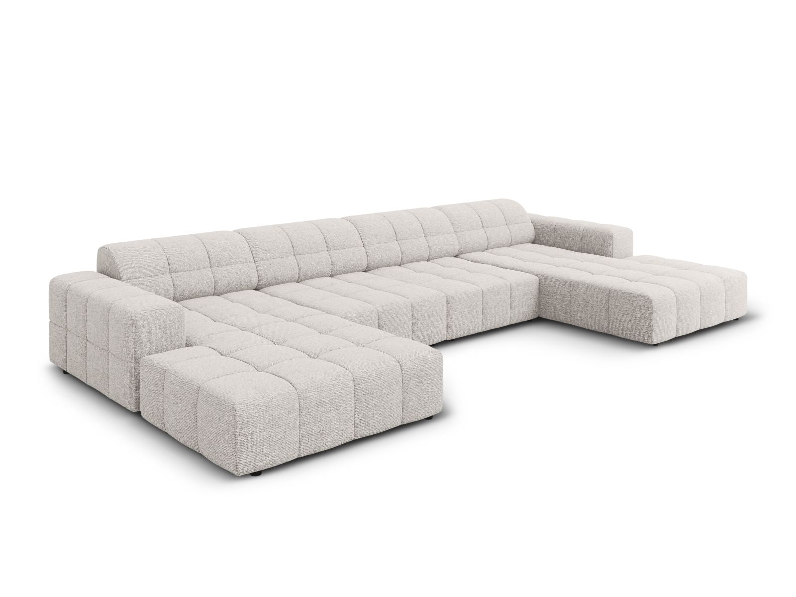 Chicago Panoramic Sofa (6 Seats, 375x167x78) - Haga Chenille - Gallery image 5