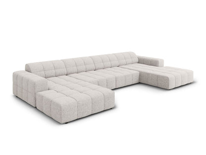 Chicago Panoramic Sofa (6 Seats, 375x167x78) - Haga Chenille - Gallery image 5
