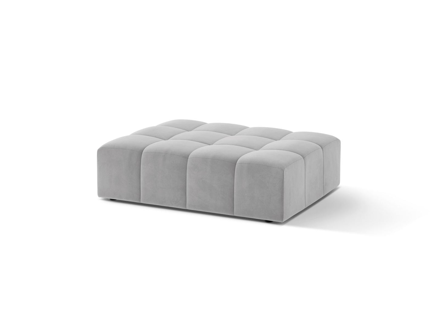 Chicago Pouf (1 Seat, 102x84x42) - Bluvel Velvet - Gallery image 8